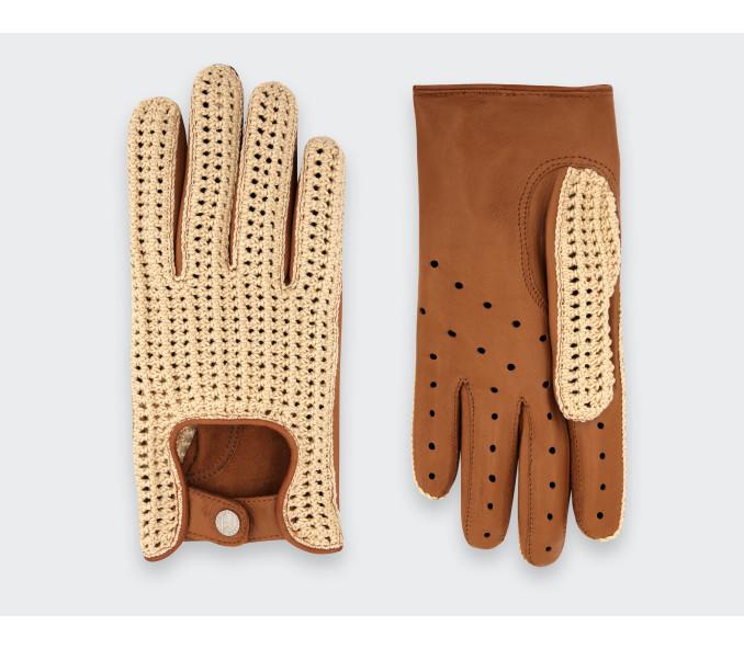 Cinabre Gants De Conduite Maison Fabre