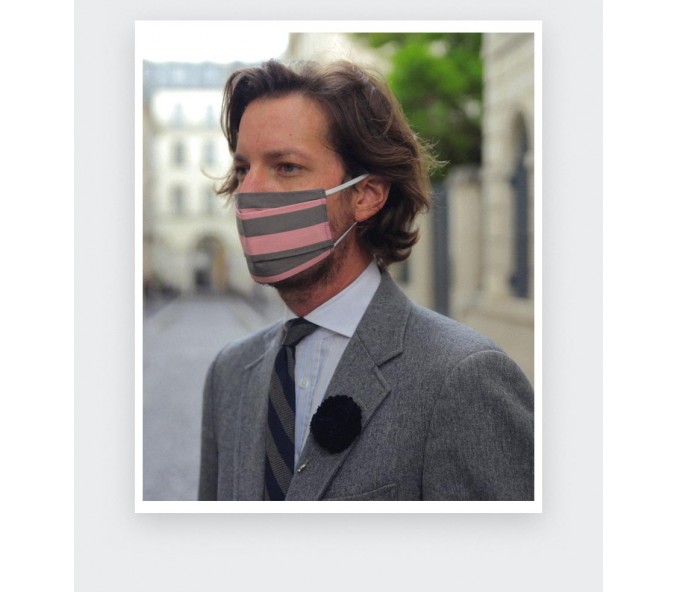 Cinabre Masque Rayé Rose