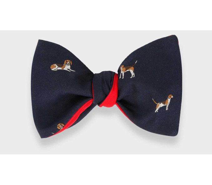 Cinabre Noeud Papillon Beagle