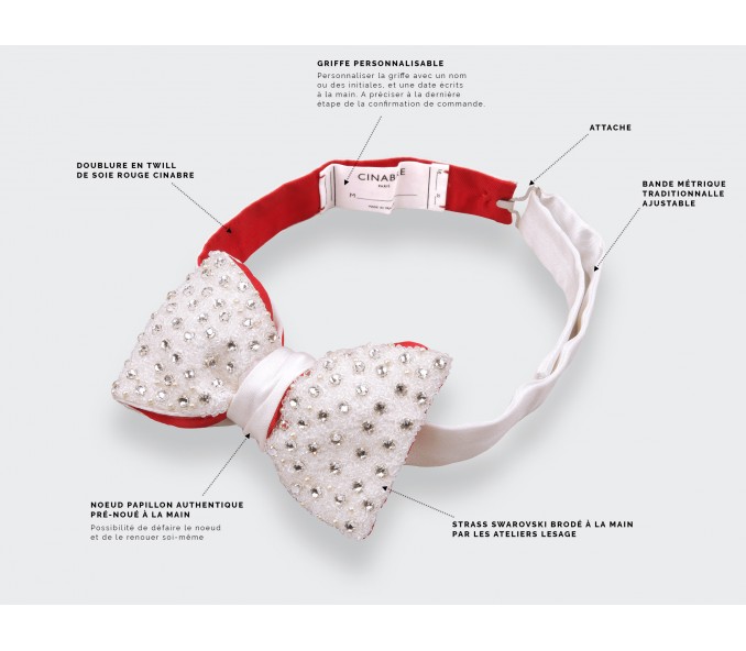 Cinabre Noeud Papillon Billie Jean