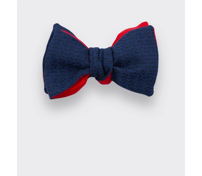 Cinabre Noeud Papillon Bleu Cosmique