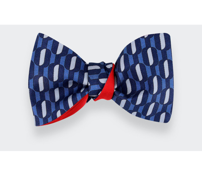 Cinabre Noeud Papillon Bouée Bleu Marine