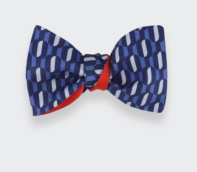 cinabre Noeud Papillon Bouée Bleu Marine