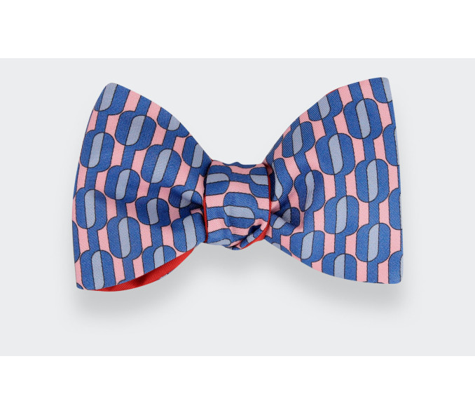 Cinabre Noeud Papillon Bouée Rose Dragée