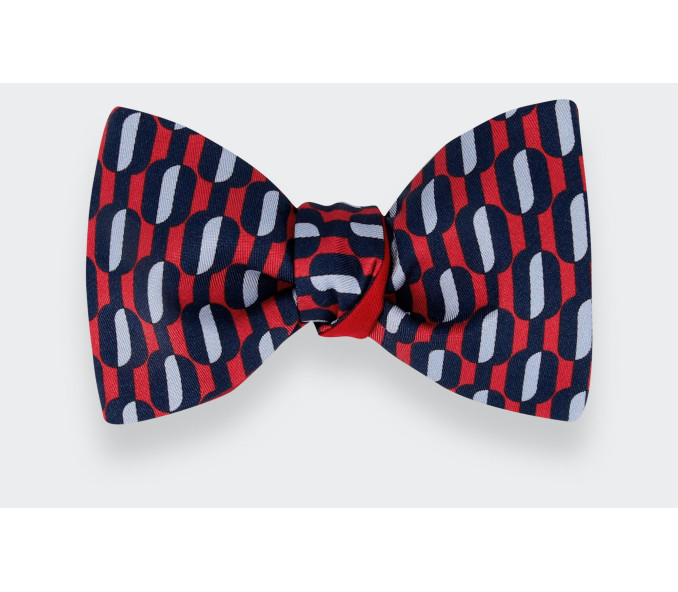 Cinabre Noeud Papillon Bouée Rouge Cinabre