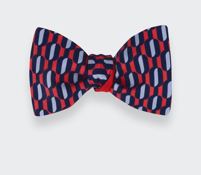 cinabre Noeud Papillon Bouée Rouge Cinabre