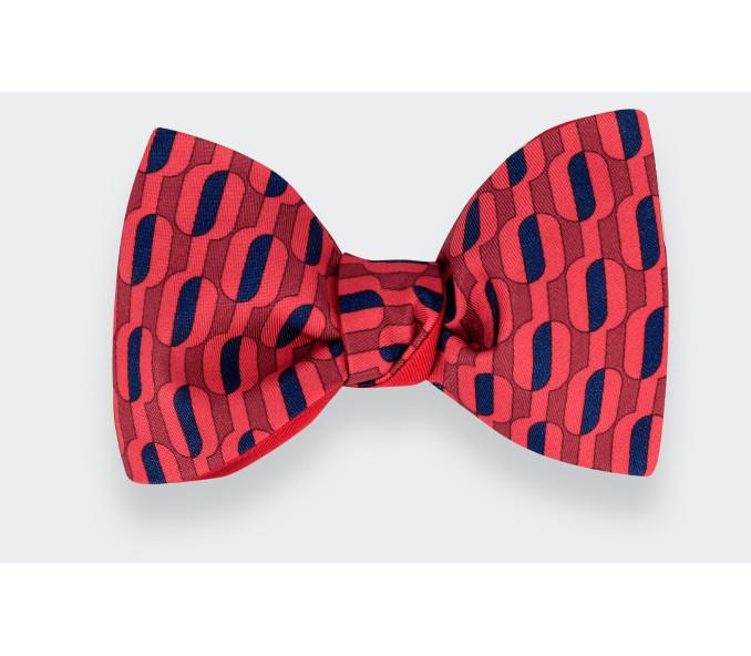 Cinabre Noeud Papillon Bouée Rouge Vermillon