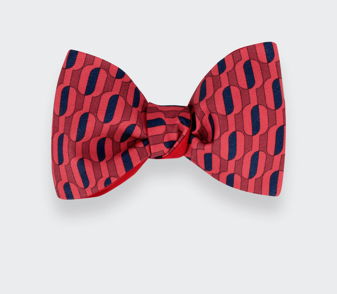 cinabre Noeud Papillon Bouée Rouge Vermillon