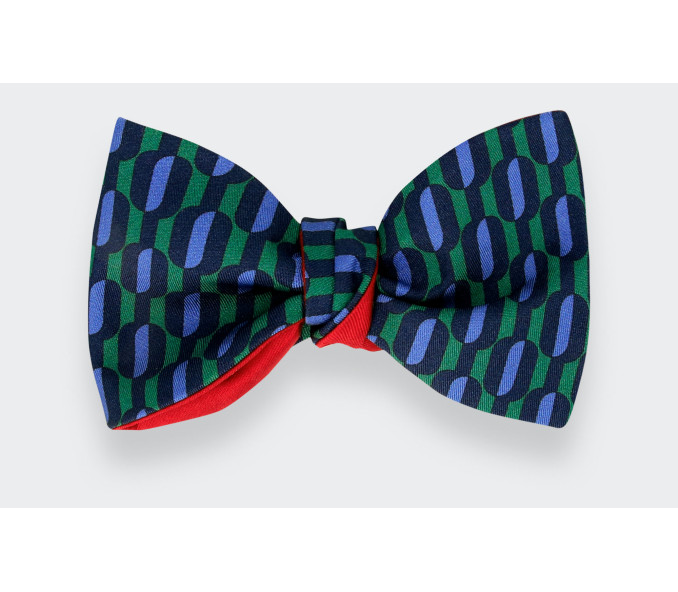 Cinabre Noeud Papillon Bouée Vert Sapin