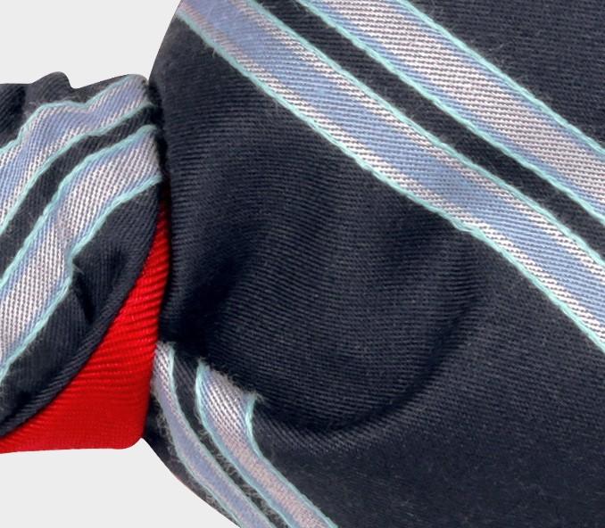 Cinabre Noeud Papillon Club Marine Ciel