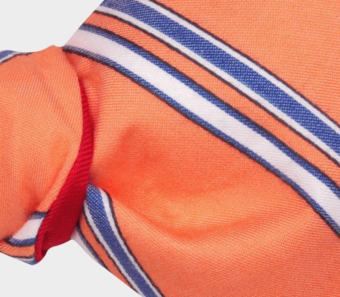 Cinabre Noeud Papillon Club Orange