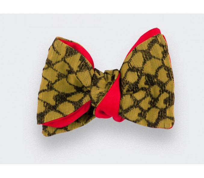 Cinabre Noeud Papillon Cobra