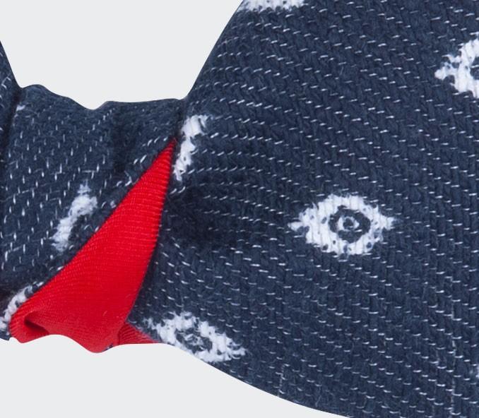 Cinabre Noeud Papillon Denim Oeil