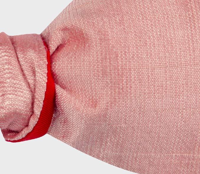 Cinabre Noeud Papillon Doupion Rose Poudré