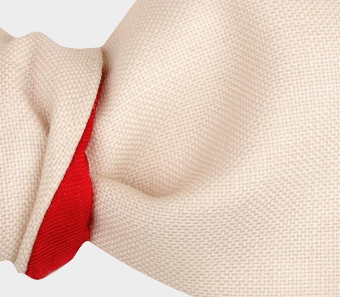 Cinabre Noeud Papillon Écru