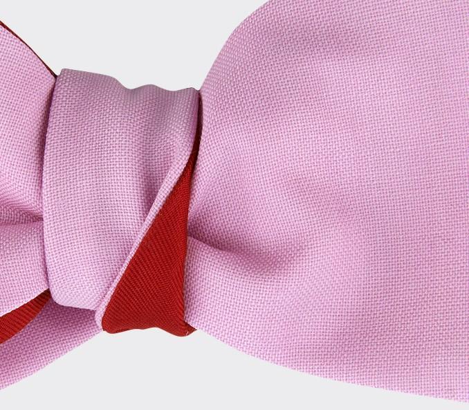 Cinabre Noeud Papillon Enfant Corail Rose