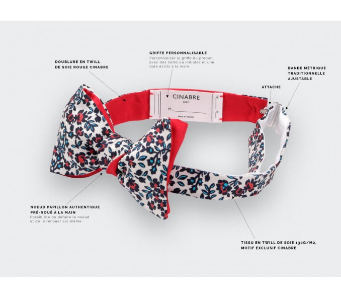 Cinabre Noeud Papillon Enfant Liberty Cinabre