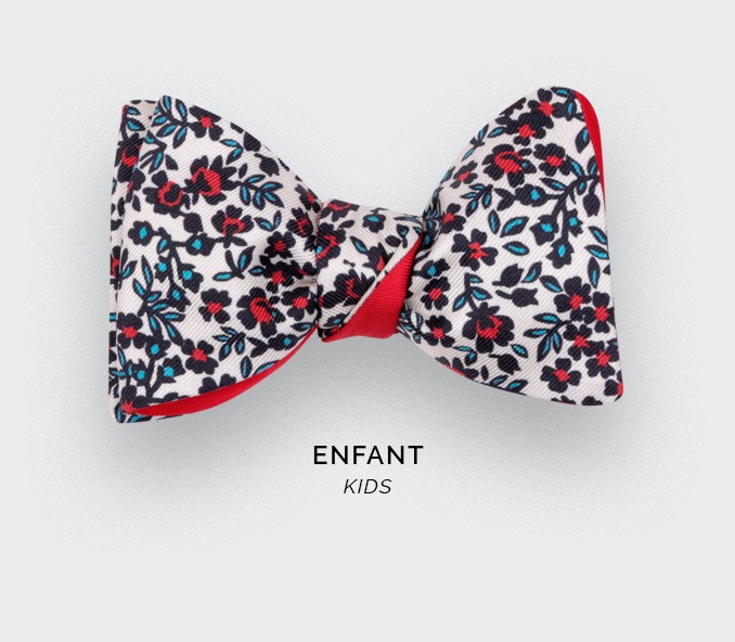cinabre Noeud Papillon Enfant Liberty Cinabre