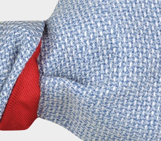 Cinabre Noeud Papillon Enfant Maille Bleu Ciel