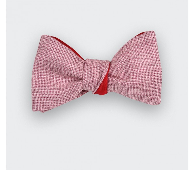 Cinabre Noeud Papillon Enfant Maille Rose Pâle