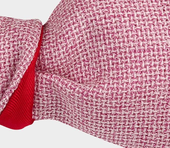 Cinabre Noeud Papillon Enfant Maille Rose Pâle