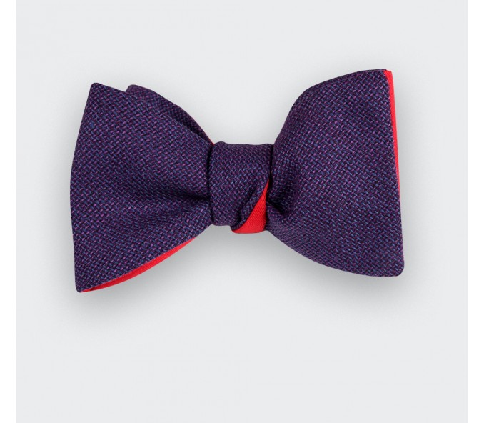 Cinabre Noeud Papillon Enfant Maille Violet