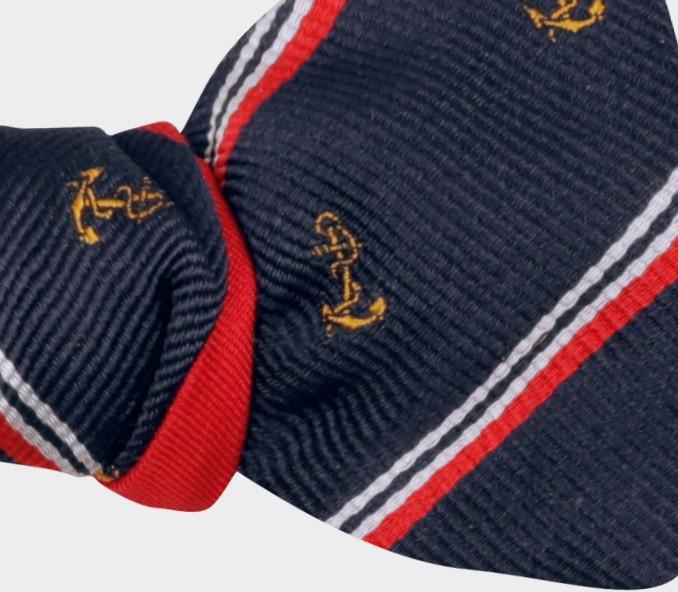 Cinabre Noeud Papillon Enfant "Marine Nationale"