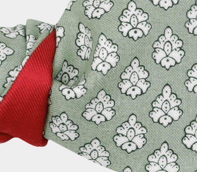 Cinabre Noeud Papillon Enfant Provence Vert Sauge