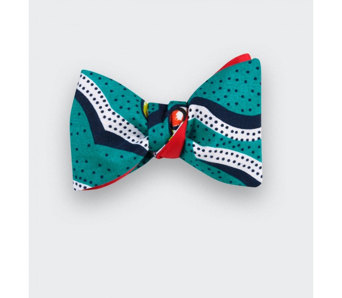 Cinabre Noeud Papillon Enfant Wax Pois