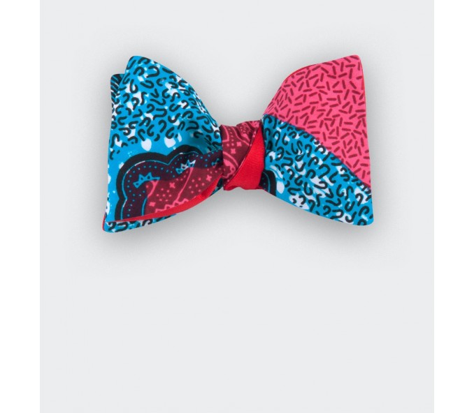 Cinabre Noeud Papillon Enfant Wax Rose Vif