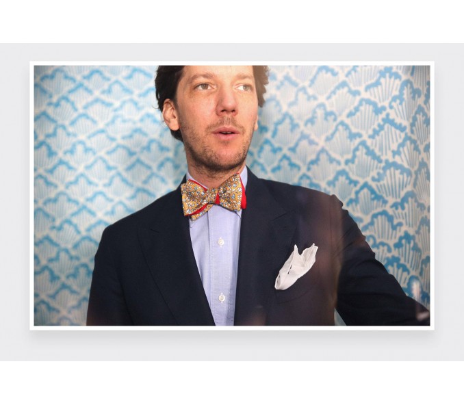 Cinabre Noeud Papillon Fleuri Cinabre Moutarde