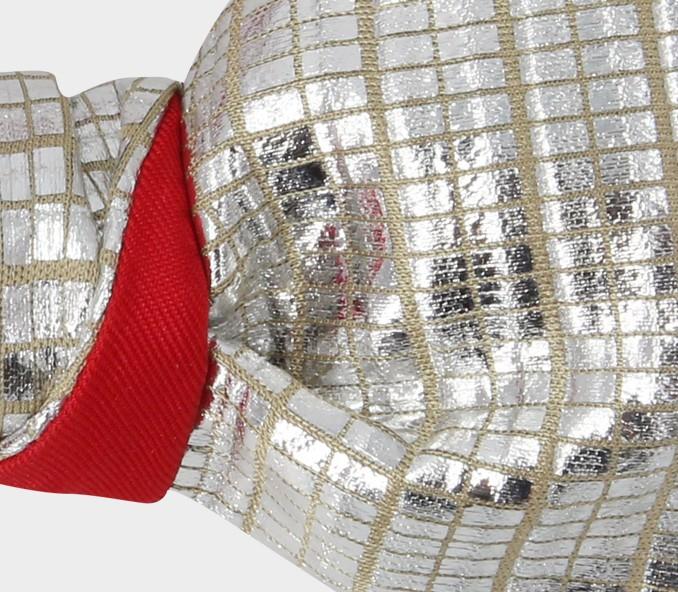 Cinabre Noeud Papillon Glitter Ball