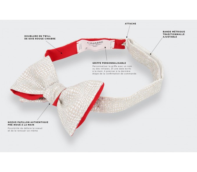 Cinabre Noeud Papillon Gloria