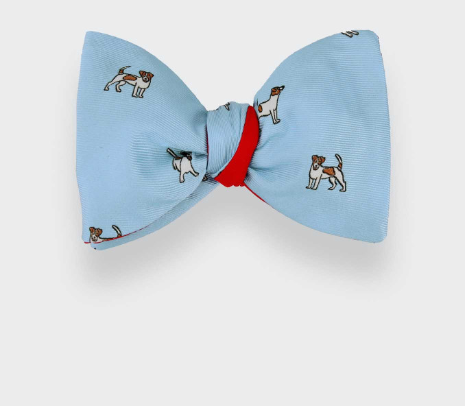 cinabre Noeud Papillon Jack Russell