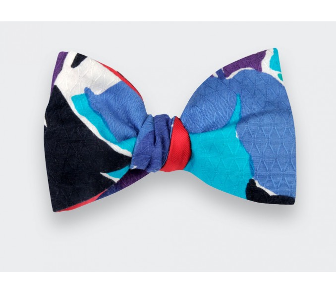 Cinabre Noeud Papillon Jungle 60's