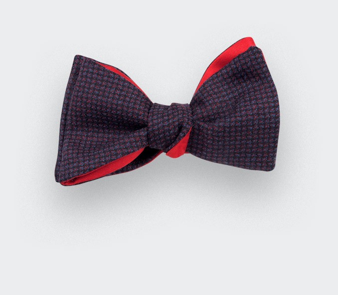 Cinabre Noeud Papillon Météorite Bordeaux