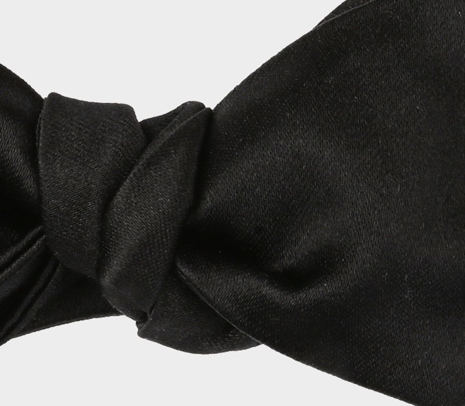 Cinabre Noeud Papillon Pointe Noir