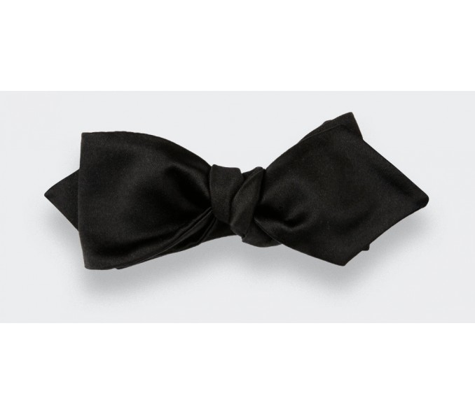 Cinabre Noeud Papillon Pointe Noir