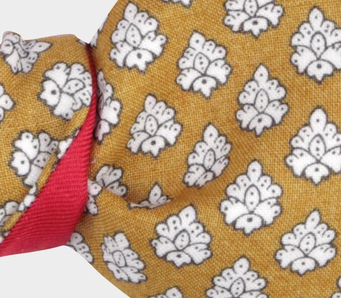 Cinabre Noeud Papillon Provence Jaune