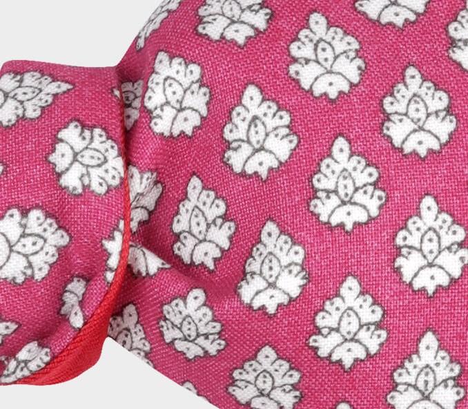 Cinabre Noeud Papillon Provence Rose Vif