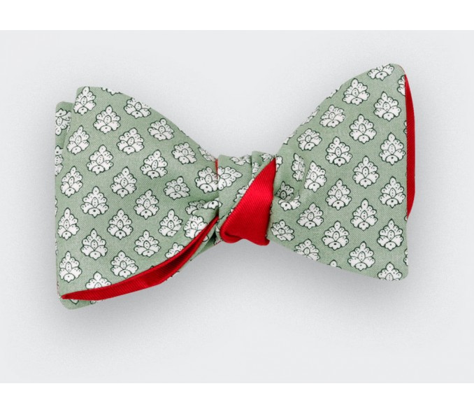 Cinabre Noeud Papillon Provence Vert Sauge