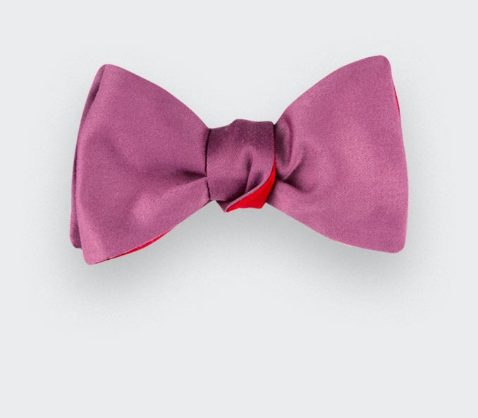 cinabre Noeud Papillon Rose foncé