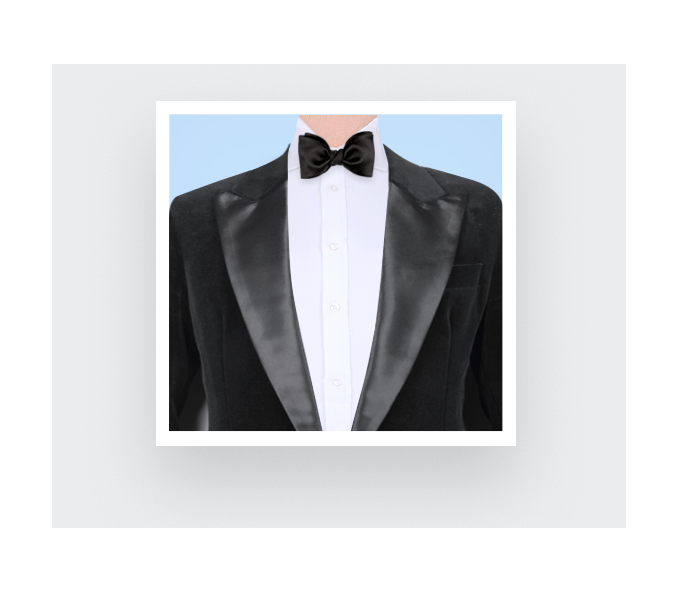 Cinabre Noeud Papillon Satin Noir Classique