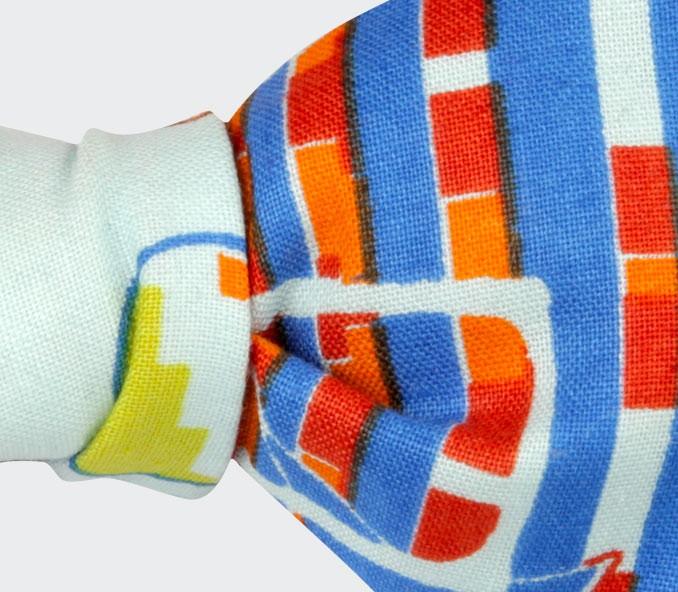 Cinabre Noeud Papillon Sci-Fi 60's