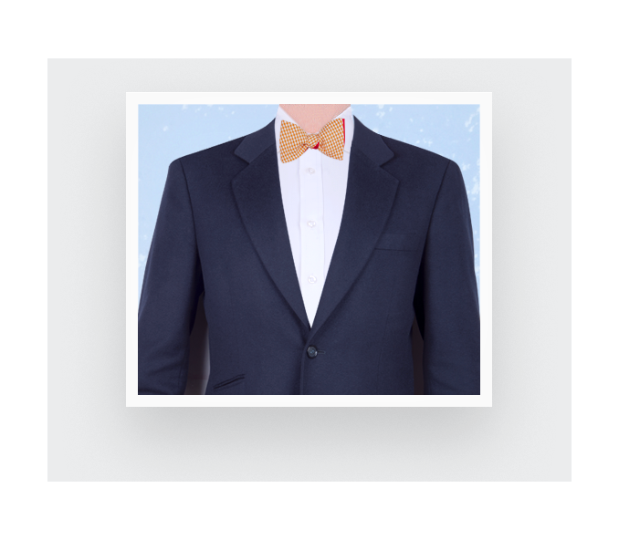 Cinabre Noeud Papillon Seersucker Vichy Jaune