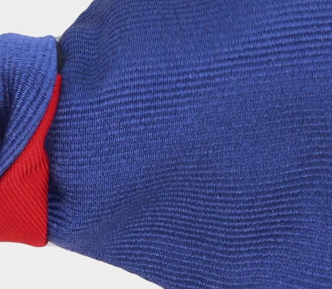 Cinabre Noeud Papillon Sergé Bleu Roi