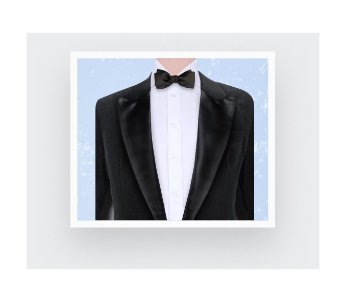 Cinabre Noeud Papillon Slim Satin Noir