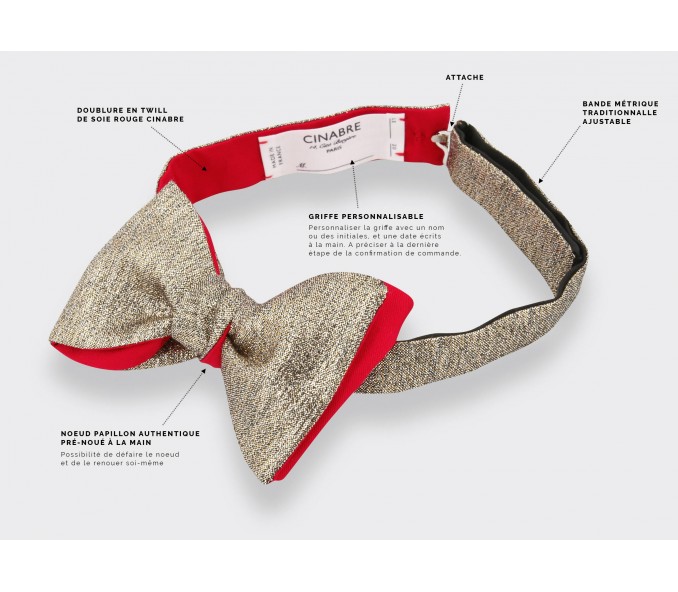 Cinabre Noeud Papillon Studio 54