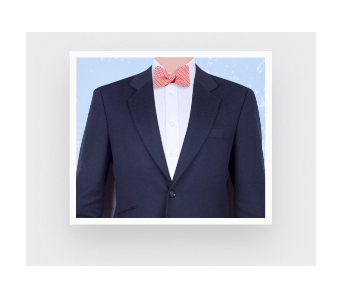 Cinabre Noeud Papillon Transat Rouge