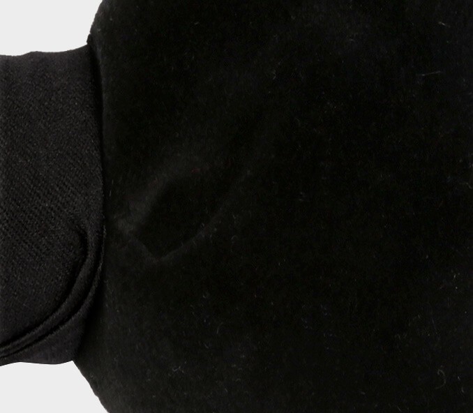 Cinabre Noeud Papillon Velours Noir Grand Format